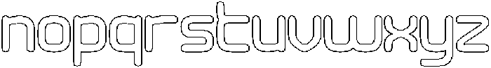 INSERT COIN-Hollow otf (400) Font LOWERCASE