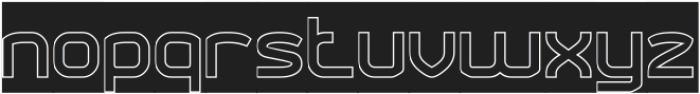 INTERNET STAR-Hollow-Inverse otf (400) Font LOWERCASE