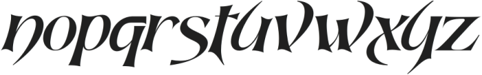 INTRICATE NARRATIVE BOLD ITALIC otf (700) Font LOWERCASE