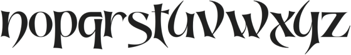 INTRICATE NARRATIVE BOLD otf (700) Font LOWERCASE