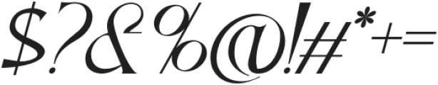 INTRICATE NARRATIVE REGULAR ITALIC otf (400) Font OTHER CHARS