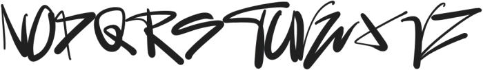 INTROVERT GRAFFITY Regular otf (400) Font UPPERCASE
