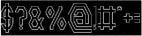 INVISIBLE THOUGHTS-Hollow-Inver otf (400) Font OTHER CHARS