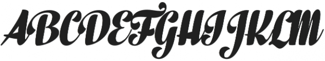 In And Out Black Italic otf (900) Font UPPERCASE