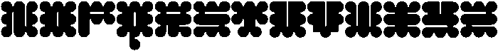 In Bloom Regular otf (400) Font LOWERCASE