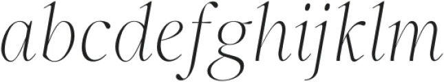 Incognia-Italic otf (400) Font LOWERCASE