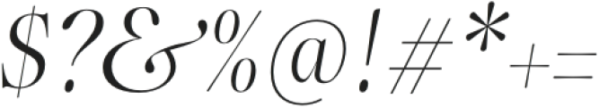 Incognia Medium Italic otf (500) Font OTHER CHARS