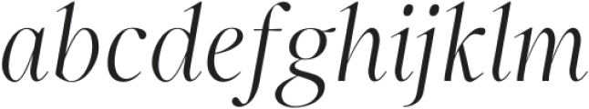 Incognia Medium Italic otf (500) Font LOWERCASE