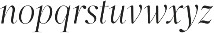 Incognia Medium Italic otf (500) Font LOWERCASE