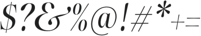 Incognia SemiBold Italic otf (600) Font OTHER CHARS