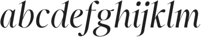 Incognia SemiBold Italic otf (600) Font LOWERCASE