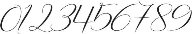 Indah Signature Regular otf (400) Font OTHER CHARS