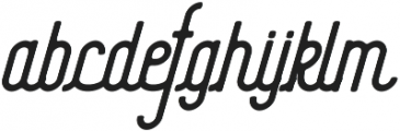 Independent Script otf (400) Font LOWERCASE