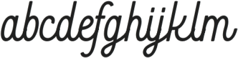 India PA Script otf (400) Font LOWERCASE