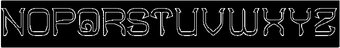 Indigenous People-Hollow-Invers otf (400) Font UPPERCASE
