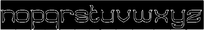 Indigenous People-Hollow-Invers otf (400) Font LOWERCASE