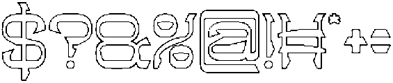 Indigenous People-Hollow otf (400) Font OTHER CHARS