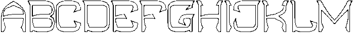 Indigenous People-Hollow otf (400) Font UPPERCASE