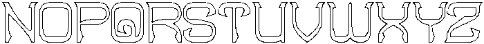Indigenous People-Hollow otf (400) Font UPPERCASE