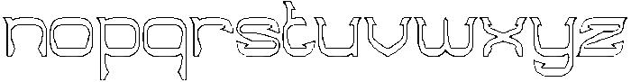 Indigenous People-Hollow otf (400) Font LOWERCASE