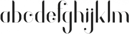Indigo ExtraLight otf (200) Font LOWERCASE