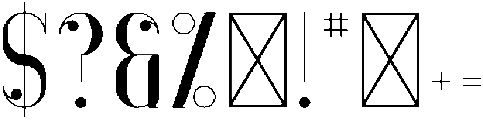 Indigo Regular otf (400) Font OTHER CHARS
