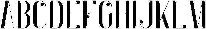 Indigo Regular otf (400) Font UPPERCASE