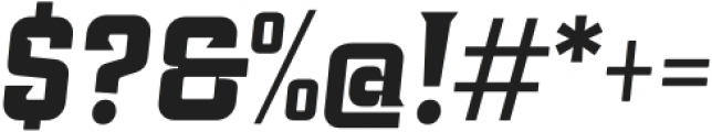 Industria Serif Bold Italic otf (700) Font OTHER CHARS