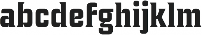 Industria Serif Bold otf (700) Font LOWERCASE