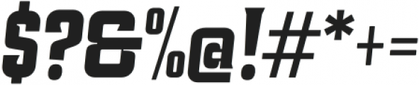 Industria Serif Cnd Bold Italic otf (700) Font OTHER CHARS