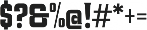 Industria Serif Cnd Bold otf (700) Font OTHER CHARS