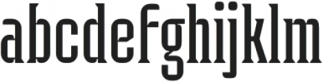 Industria Serif Cnd Light otf (300) Font LOWERCASE