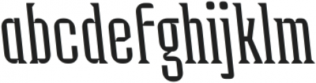 Industria Serif Cnd Thin Back otf (100) Font LOWERCASE