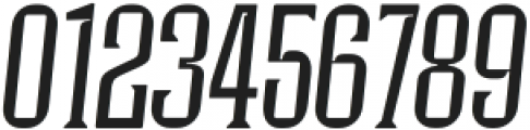 Industria Serif Cnd Thin Italic otf (100) Font OTHER CHARS