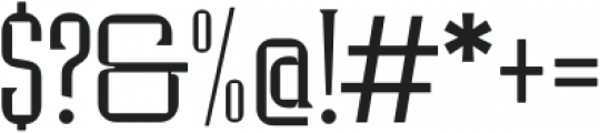 Industria Serif Cnd Thin otf (100) Font OTHER CHARS