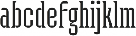 Industria Serif Cnd Thin otf (100) Font LOWERCASE