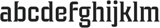 Industria Serif Medium otf (500) Font LOWERCASE