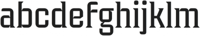 Industria Serif Regular otf (400) Font LOWERCASE