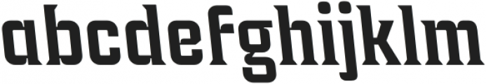 Industria Serif Semi Back otf (400) Font LOWERCASE
