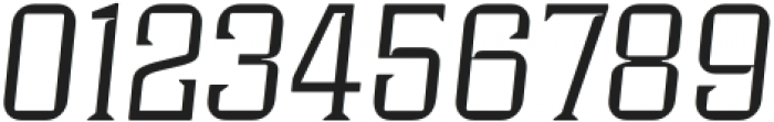 Industria Serif Thin Italic otf (100) Font OTHER CHARS
