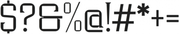 Industria Serif Thin otf (100) Font OTHER CHARS