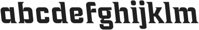 Industria Serif Wide Bold Back otf (700) Font LOWERCASE