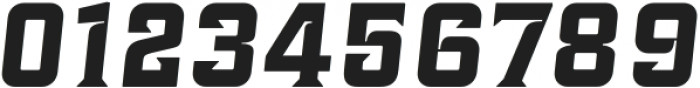 Industria Serif Wide Bold Italic otf (700) Font OTHER CHARS