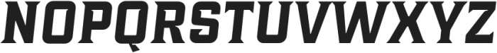 Industria Serif Wide Bold Italic otf (700) Font UPPERCASE