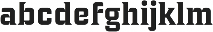 Industria Serif Wide Bold otf (700) Font LOWERCASE