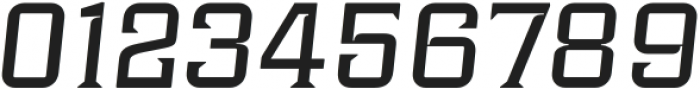 Industria Serif Wide Italic otf (400) Font OTHER CHARS