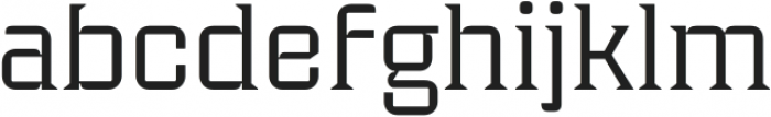 Industria Serif Wide Light otf (300) Font LOWERCASE