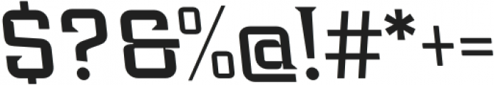 Industria Serif Wide Medium Back otf (500) Font OTHER CHARS