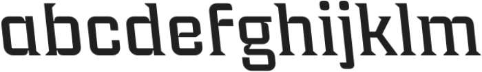 Industria Serif Wide Medium Back otf (500) Font LOWERCASE