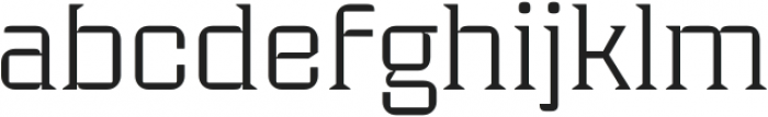 Industria Serif Wide Thin otf (100) Font LOWERCASE